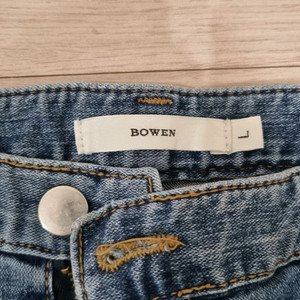 보웬 9부 청바지 라지