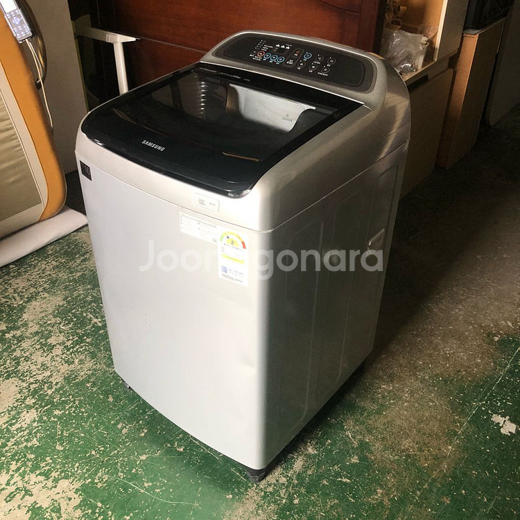 삼성 17년식 14키로 액티브워시 통돌이 세탁기--1