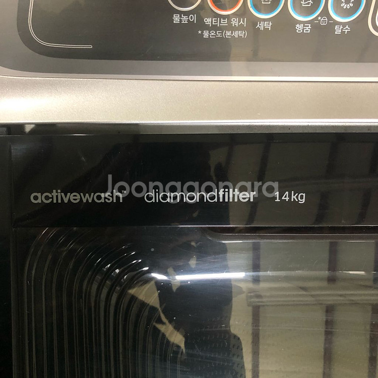 삼성 17년식 14키로 액티브워시 통돌이 세탁기--6