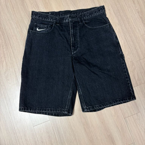 나이키 슈프림 데님 쇼츠 블랙