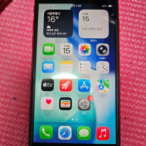 아이폰se3 256기가85%