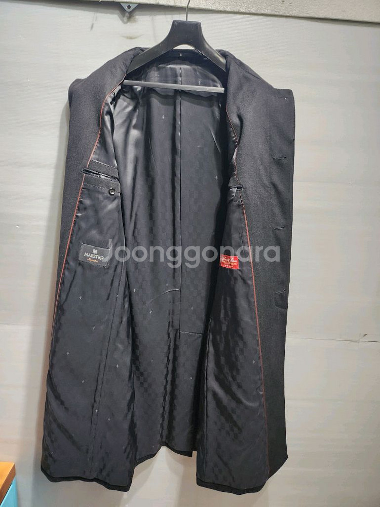 마에스트로 캐시미어 100% 코트--1