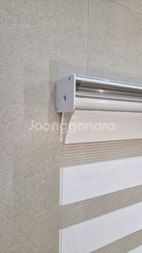 덱스터 롤스크린 블라인드. 화이트 콤비 2개--4