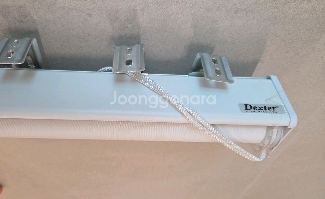 덱스터 롤스크린 블라인드. 화이트 콤비 2개--9