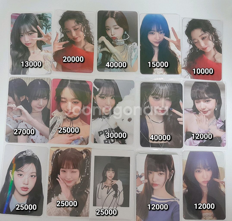 각가격 당일배송)아이브 원영 정품 미공포 특전 포카--0