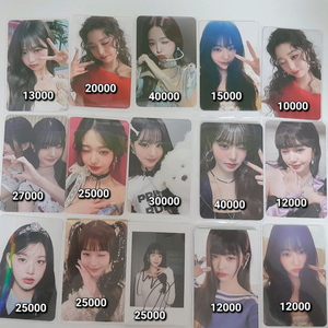 각가격 당일배송)아이브 원영 정품 미공포 특전 포카