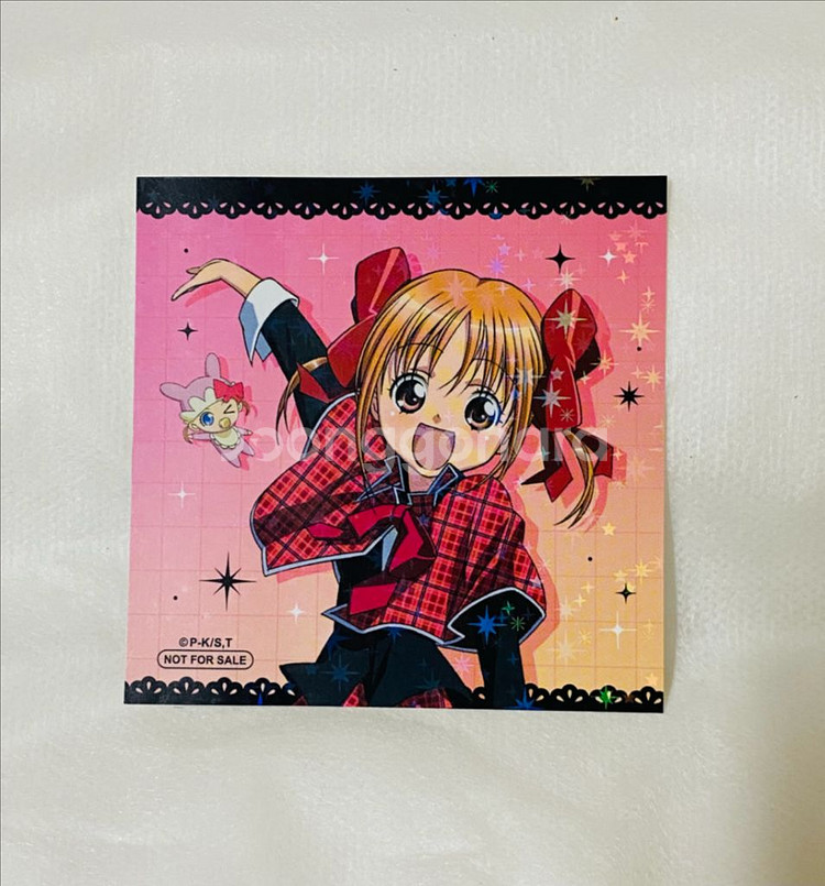 캐캐체카페 팝업 1차 특전 스티커 유이 한정상품--0