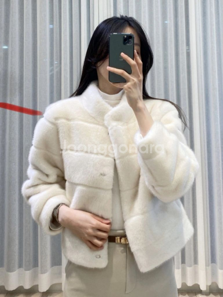 여성 밍크 에코퍼 자켓--0