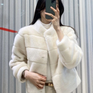 여성 밍크 에코퍼 자켓