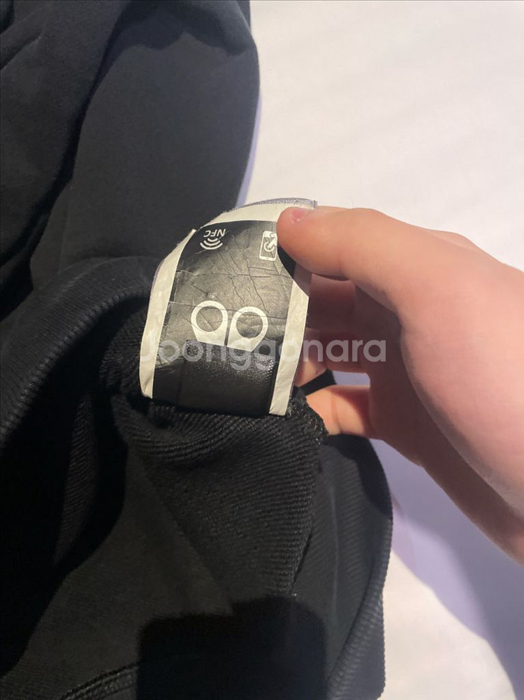 무스너클 맨투맨 블랙 L사이즈--3