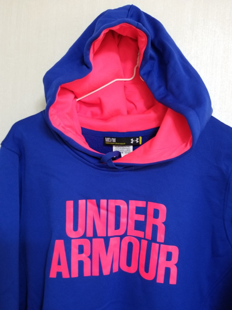 여성 언더아머 기모 후드티 (새상품.스판95)--1