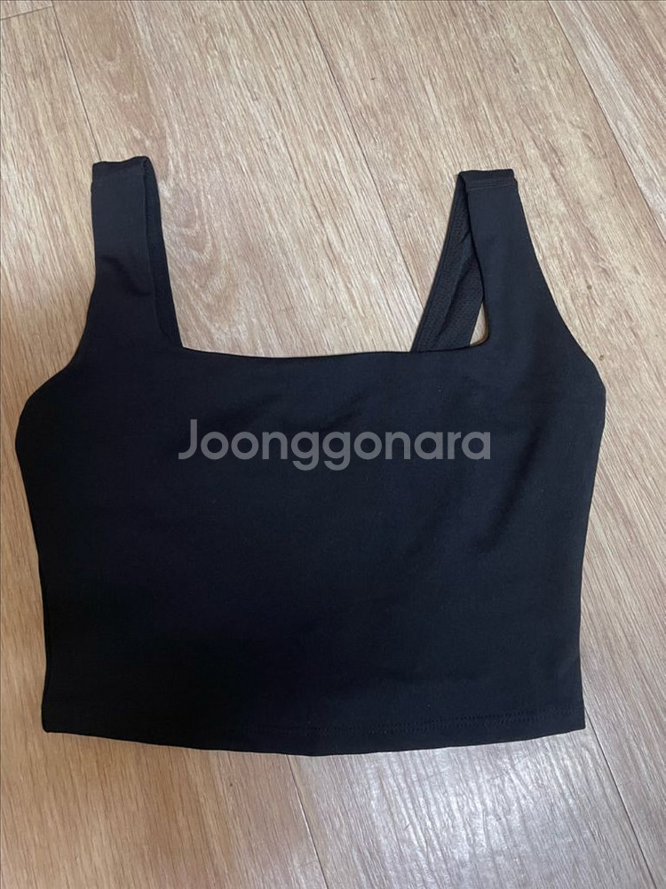 젝시믹스S 젤라 인텐션 스퀘어 브라탑 블랙--3