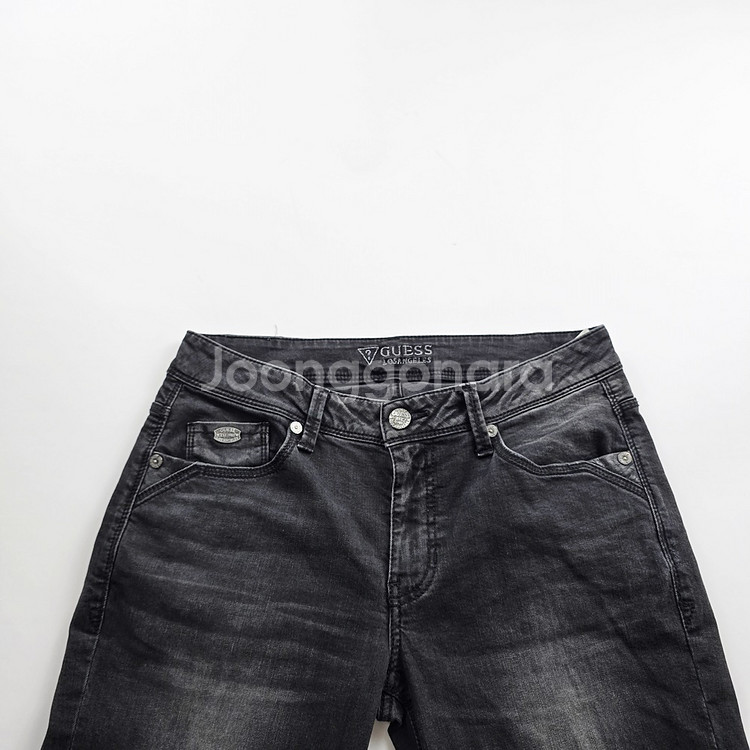 게스 청바지 흑청 스판 데님 사이즈31 R2476--4
