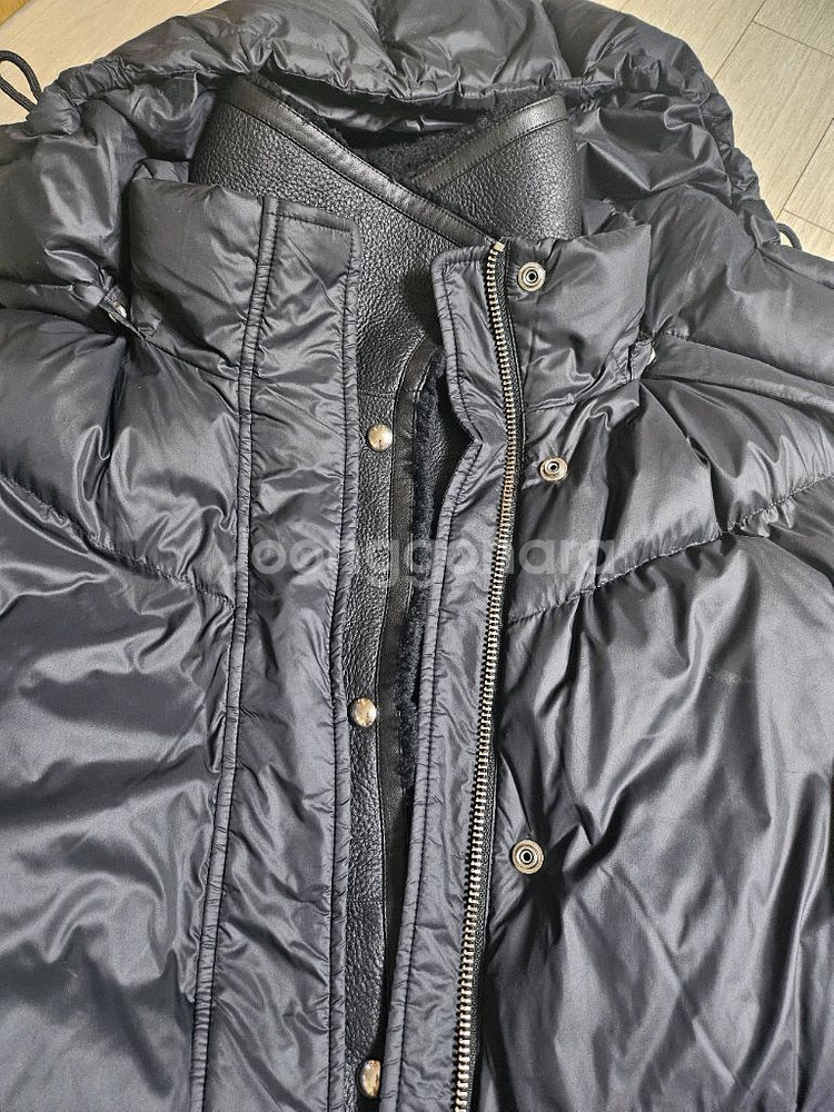 IRO 이로 블랙 무스탕 투웨이 다운패딩--2