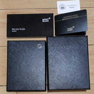 몽블랑 정품 지갑 공박스
