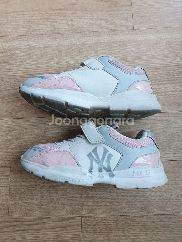 MLB 키즈 운동화 220 핑크--4
