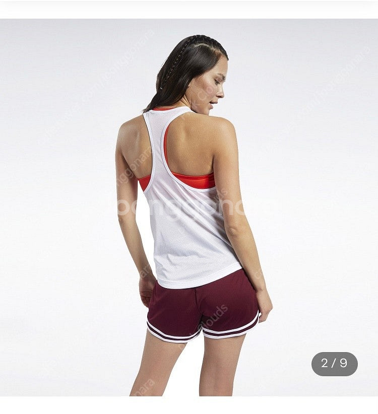 (새상품) 리복 탱크 탑 여자 M (싱글렛)--1