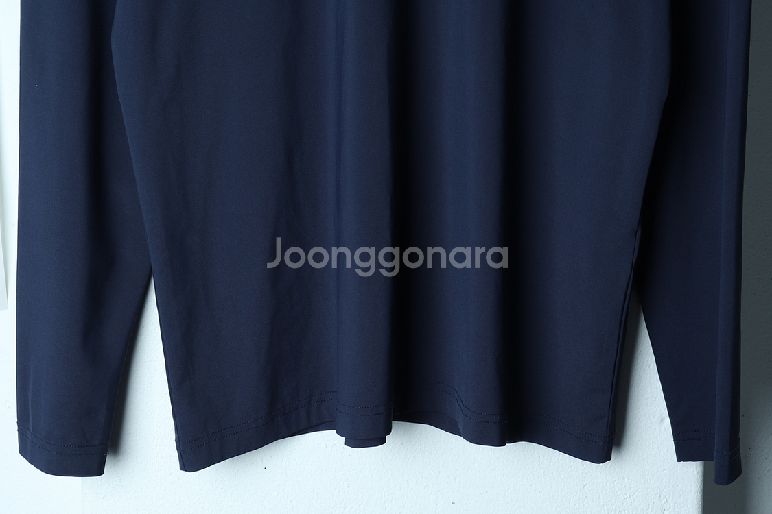 (L) 캘러웨이 카라 긴팔티셔츠 골프 사용감 네이비--3