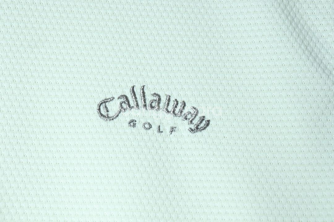 W(XL) 캘러웨이 카라 긴팔티셔츠 골프 연그린--4