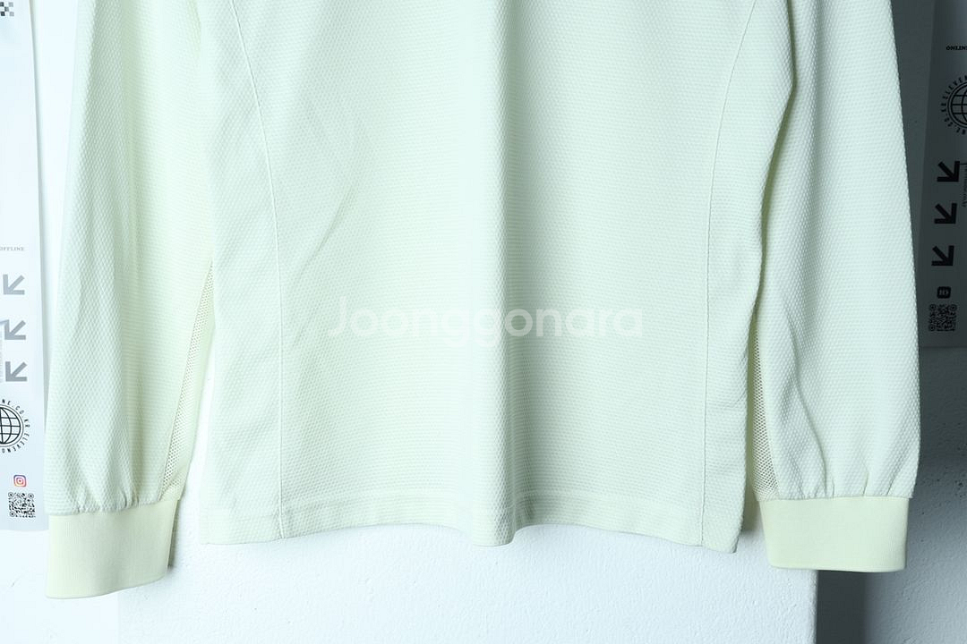 W(XL) 캘러웨이 카라 긴팔티셔츠 골프 연그린--3