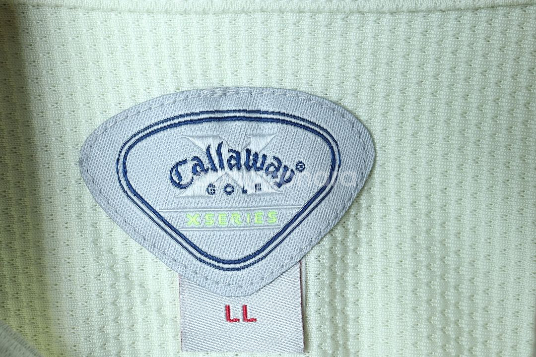 W(XL) 캘러웨이 카라 긴팔티셔츠 골프 연그린--6
