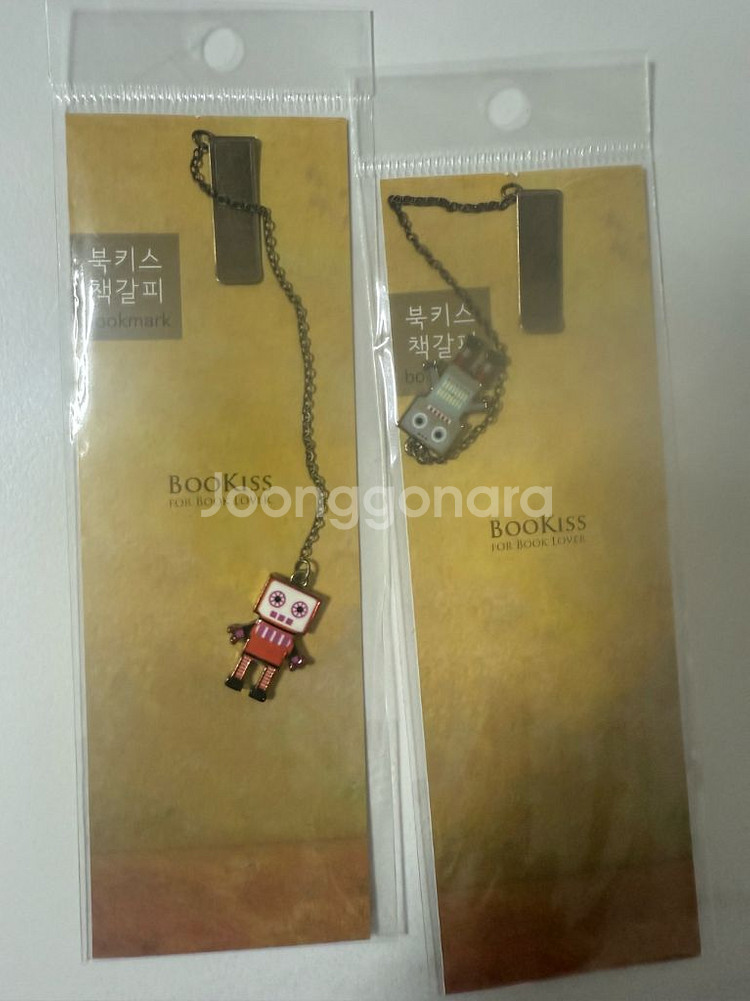 로봇 책갈피 2종 일괄--0