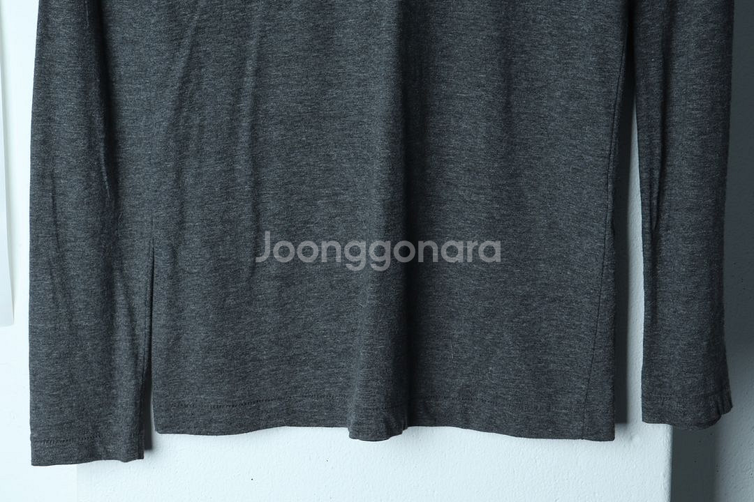 W(F) 브랜드빈티지 긴팔티셔츠 럭키슈에트 그레이--3