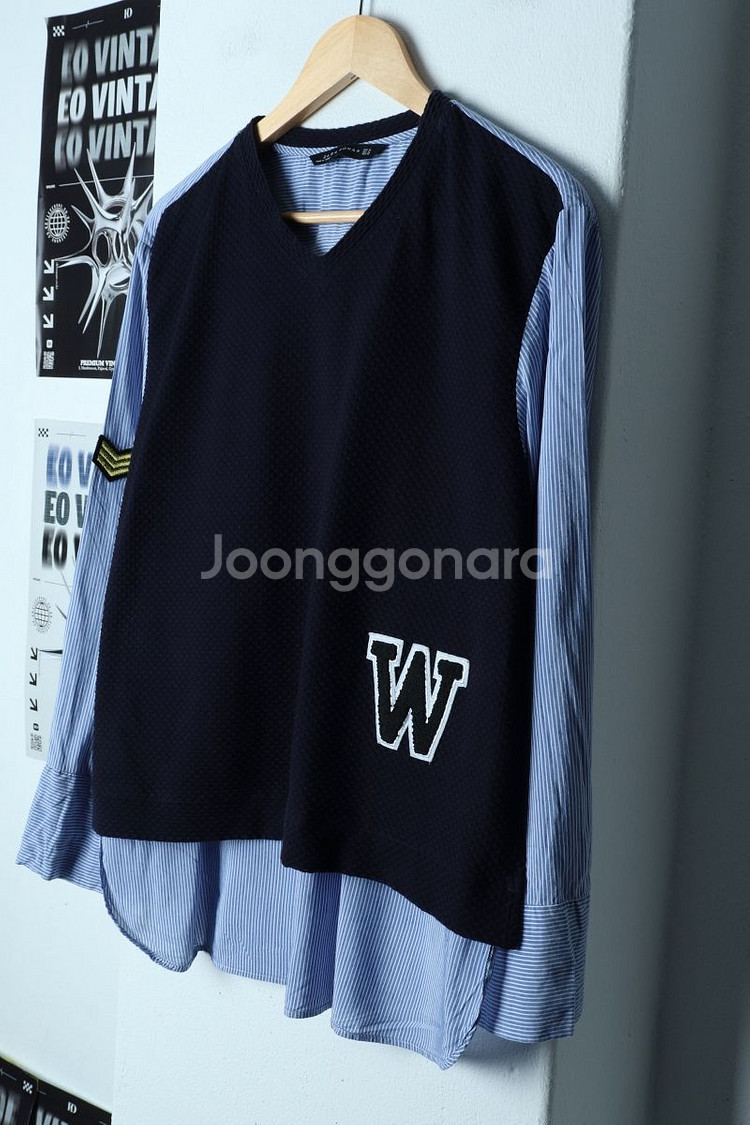 W(XL-2XL) 브랜드빈티지 긴팔티셔츠 자라--0