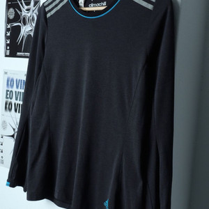 (L) 아디다스 긴팔티셔츠 기능성 그레이