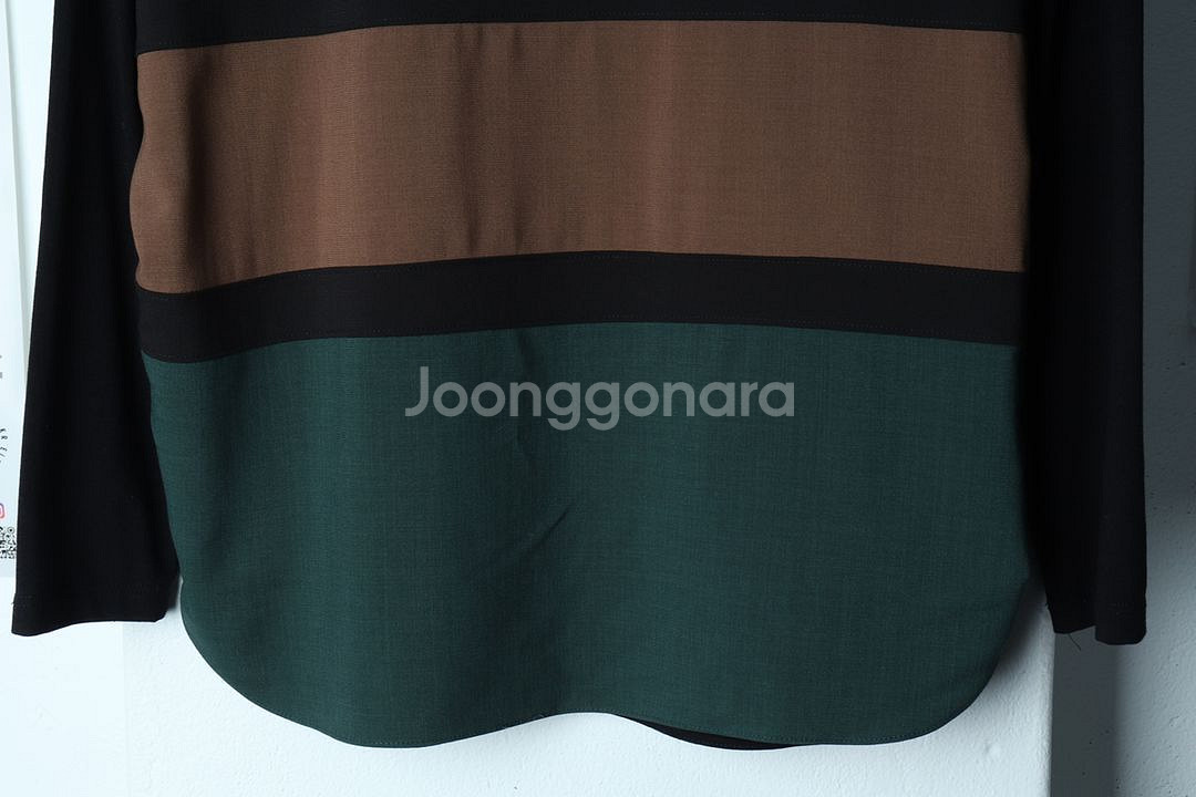 W(F) 브랜드빈티지 긴팔티셔츠 지고트 블랙--3
