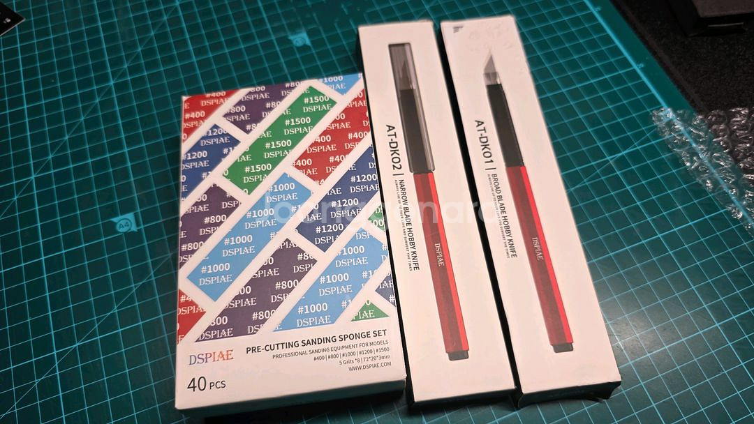 DSPIAE 디스파이어 아트나이프, 사포, 파츠오프너--0