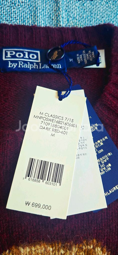 폴로랄프로렌 울 캐시미어 베어니트--3