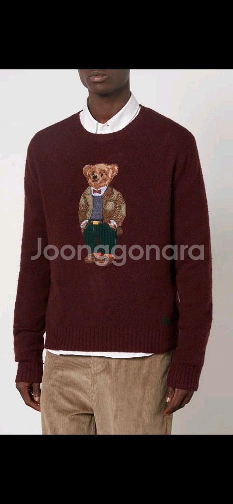 폴로랄프로렌 울 캐시미어 베어니트--7