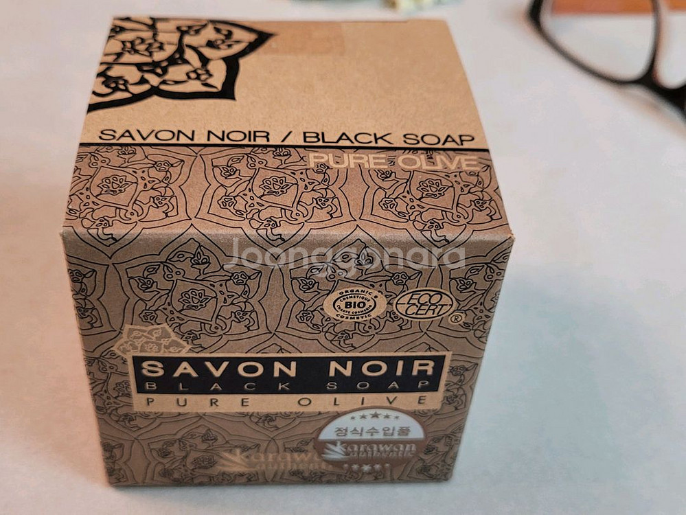 카라완 어센틱 사봉 느와르 블랙솝 비누 200g 새상품--1