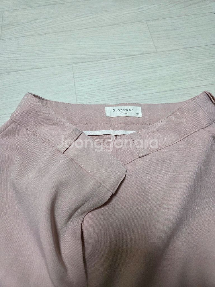D.answer 핑크 슬랙스 S--2