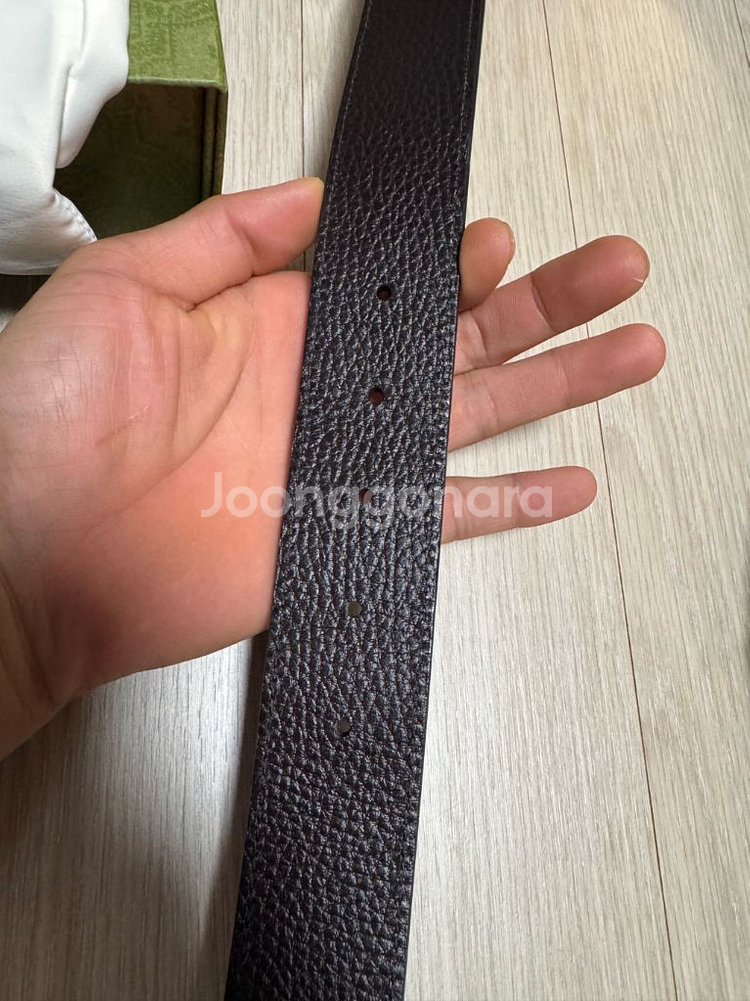 구찌 GG 마몽 벨트 블랙 + 풀박스 90cm--2