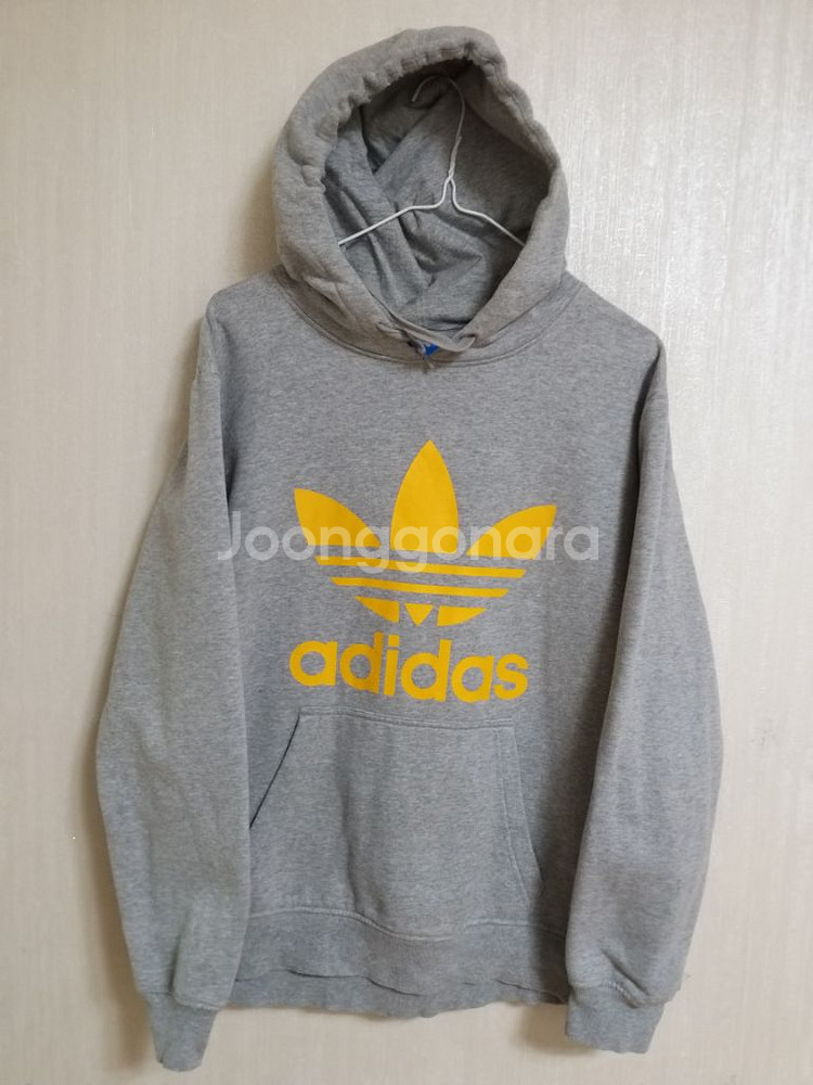 여성 아디다스 대왕불꽃 기모 후드티 (오버핏100)--5