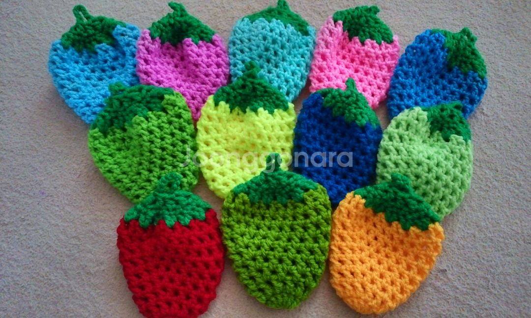 우슬초아크릴수세미 10장 택비포함--1