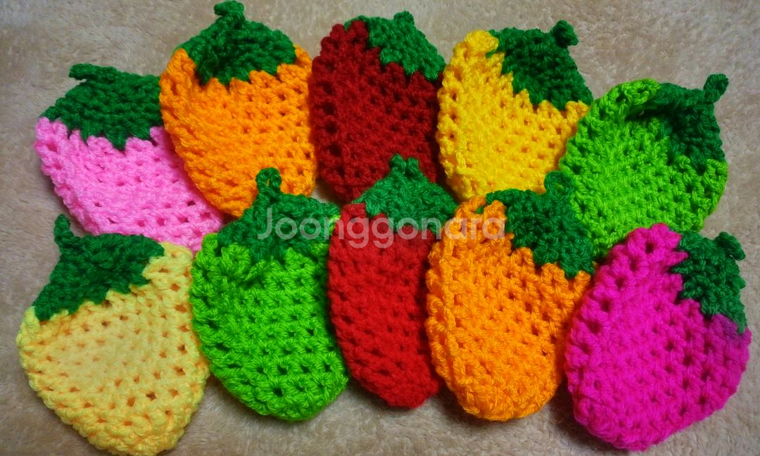 우슬초아크릴수세미 10장 택비포함--0