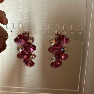 사각 링 귀걸이