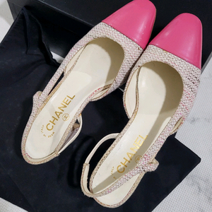 샤넬 트위드슬링백 37.5