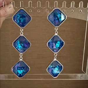 사각 드롭 귀걸이