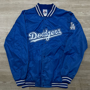 마제스틱 LA다저스 빅로고 바시티 스타디움자켓 M/95