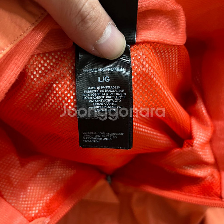 노스페이스 여성 하프돔 바람막이 후드자켓--5