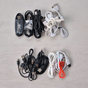 C타입, 마이크로 5핀 USB 충전 케이블(새제품)
