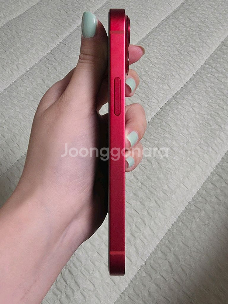 아이폰13미니 프로덕트 레드 순정상태 S급 배터리99 풀박 풀세트--3