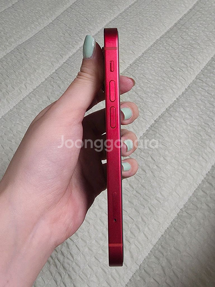 아이폰13미니 프로덕트 레드 순정상태 S급 배터리99 풀박 풀세트--4