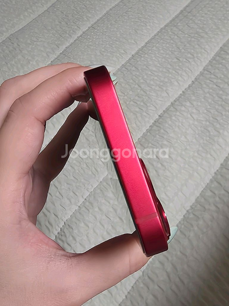 아이폰13미니 프로덕트 레드 순정상태 S급 배터리99 풀박 풀세트--5