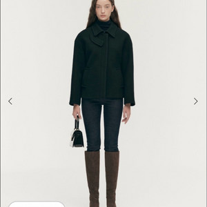 sie 시에 튤리 울 쉐입 코트 23FW
