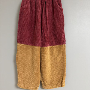 탐베레 투톤 배색 코듀로이 팬츠 8T